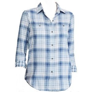 Chaps Women's Long Sleeve Plaid Shirt